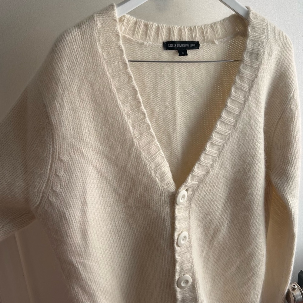 stolen girlfriends club angora wool cardigan